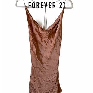 Very Daring Sexy Cleavage Silk Dress backless